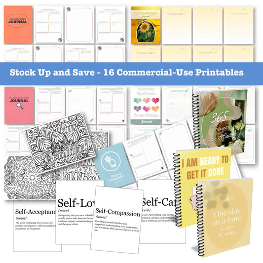 Stock Up On Printables Bundle - 87% Off