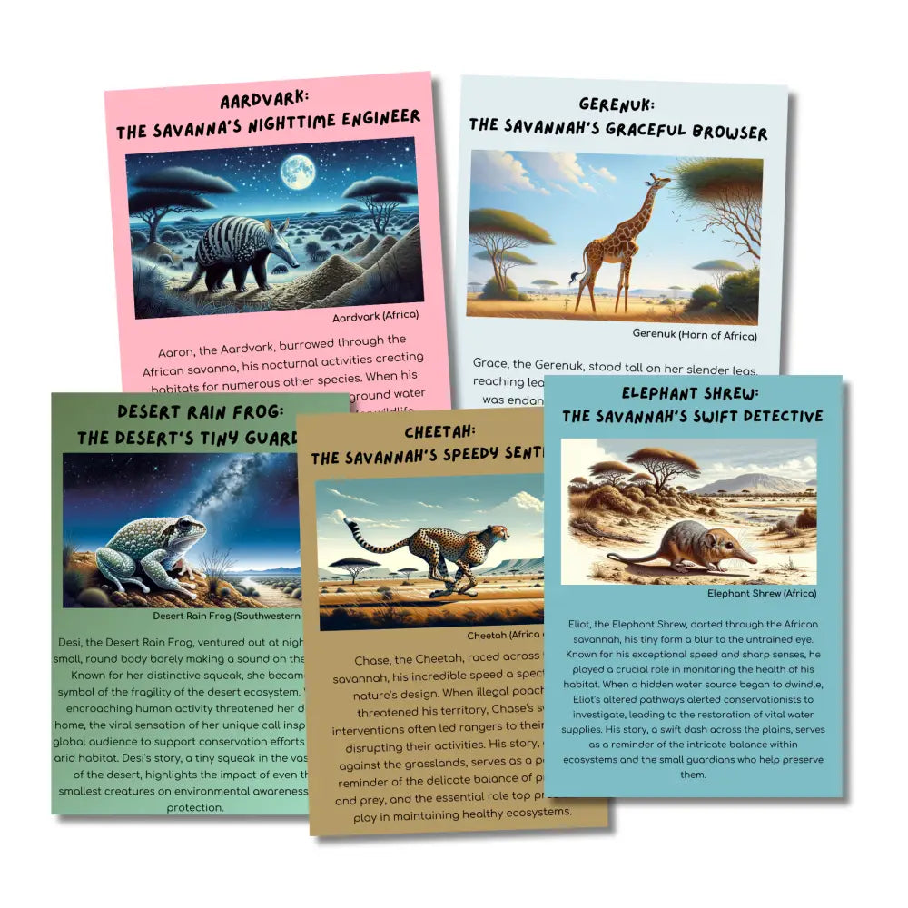 ’Strange Animals Of Africa’ Kid’s Activities- Plr Rights Printable Journals