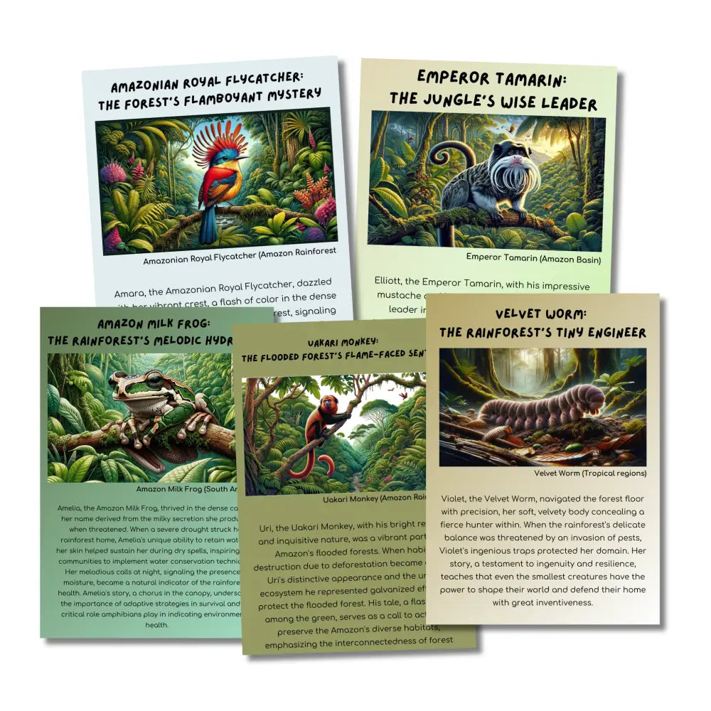 ’Strange Animals Of The Amazon’ Kid’s Activities- Plr Rights Printable Journals