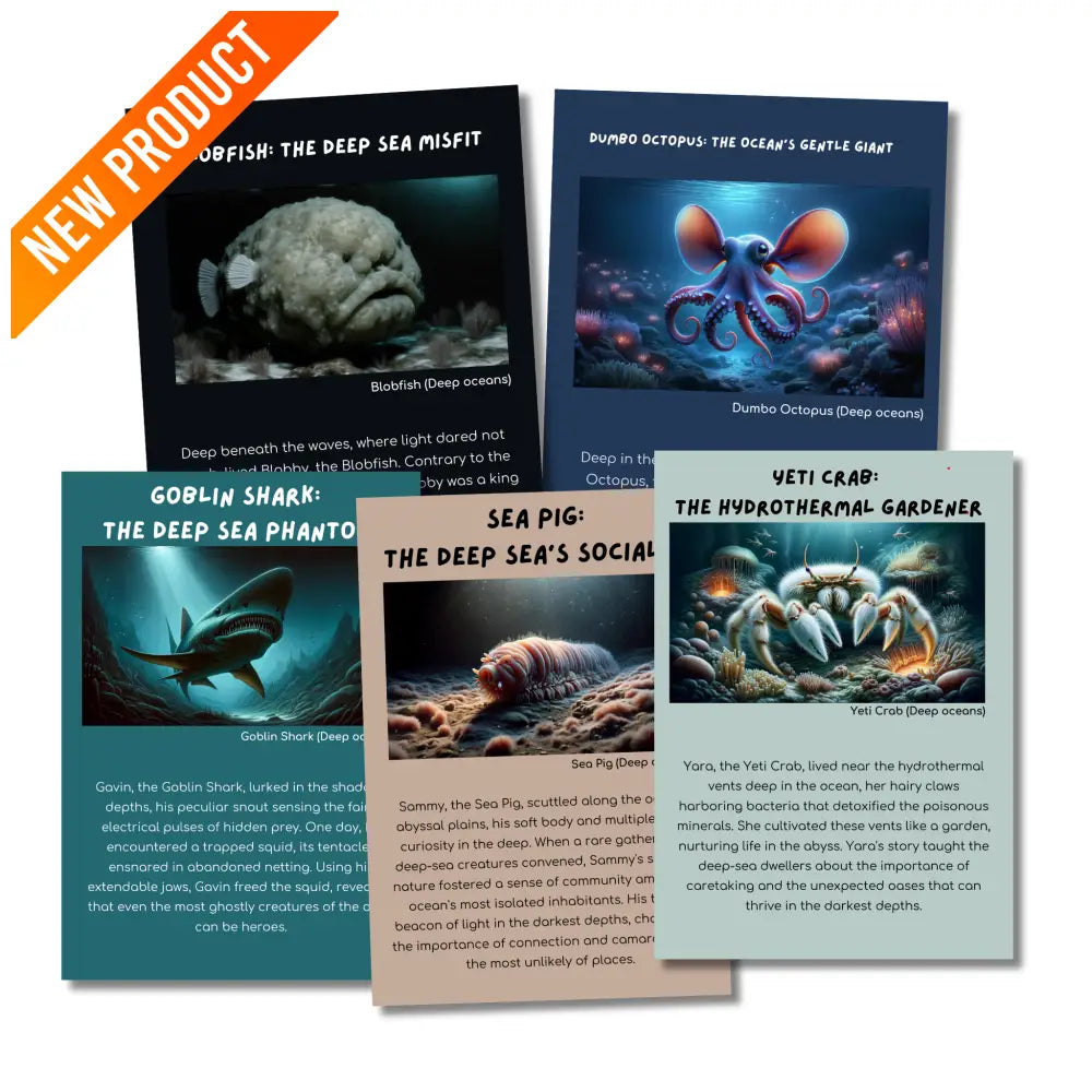 ’Strange Deep Ocean Animals’ Kid’s Activities- Plr Rights Printable Journals