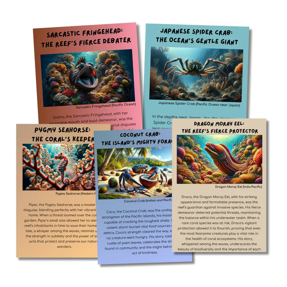 ’Strange Pacific Ocean Animals’ Kid’s Activities- Plr Rights Printable Journals