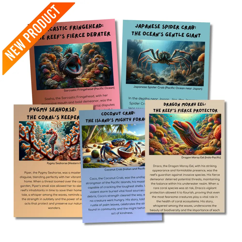 ’Strange Pacific Ocean Animals’ Kid’s Activities- Plr Rights Printable Journals