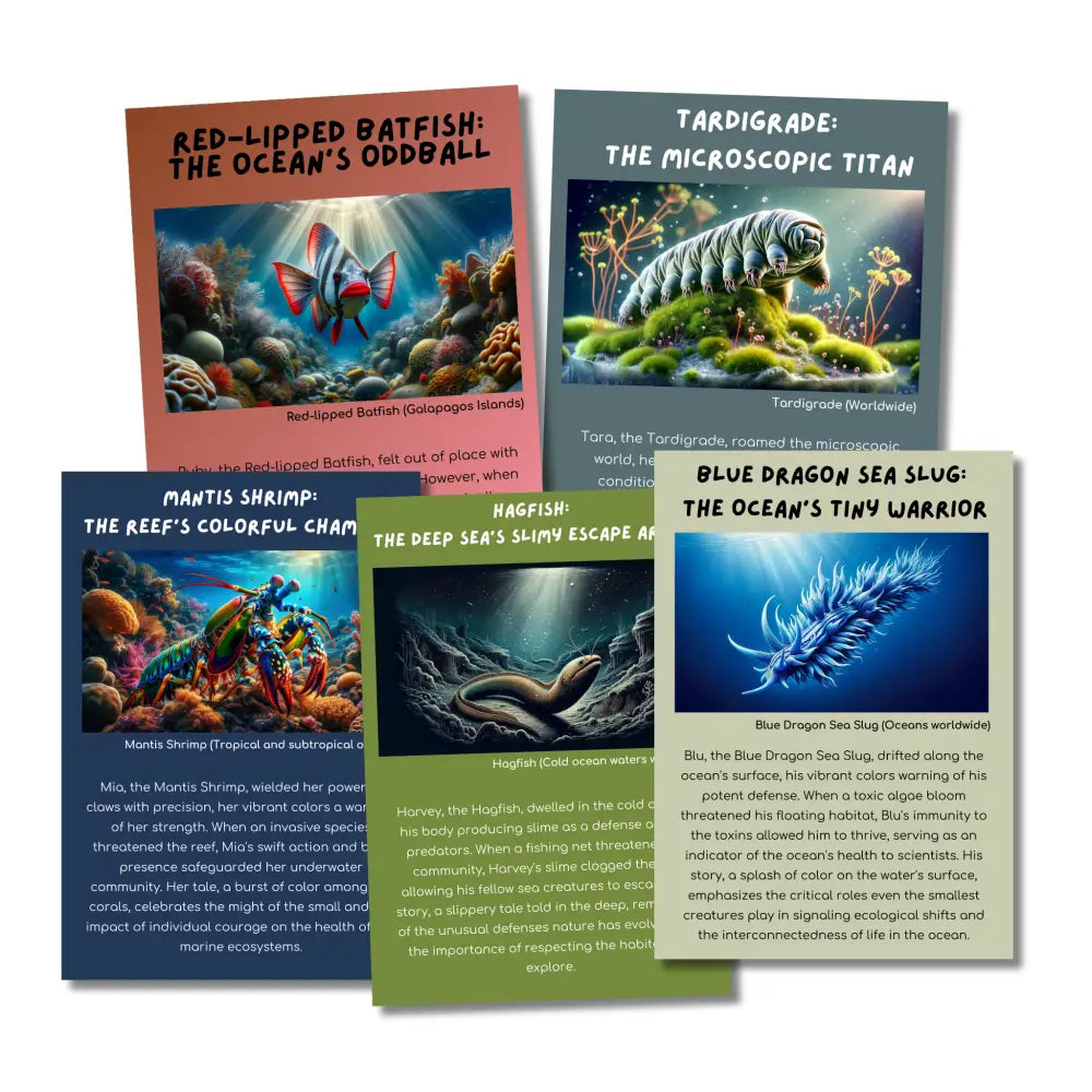 ’Strange Sea Animals’ Kid’s Activities- Plr Rights Printable Journals