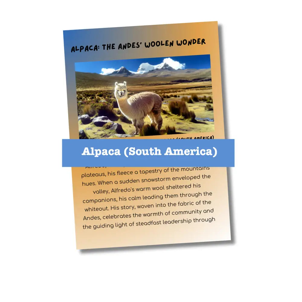 ’Strange South American Animals’ Kid’s Activities- Plr Rights Printable Journals