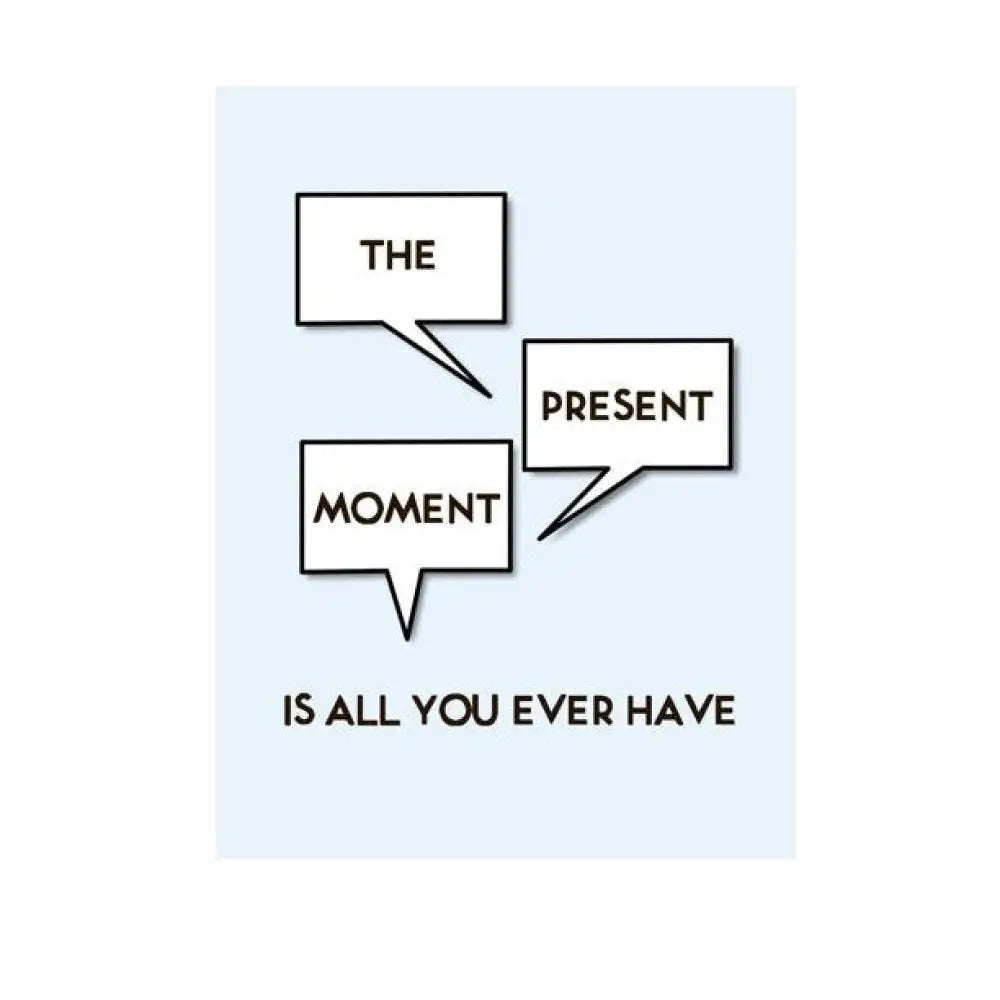 The Present Moment Plr Poster Graphic - For Print-On-Demand Wall Art And More Printable Graphics
