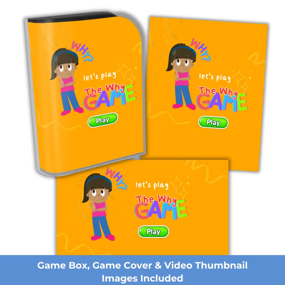 The Why Game Kid’s Game- Plr Rights Printable Journals