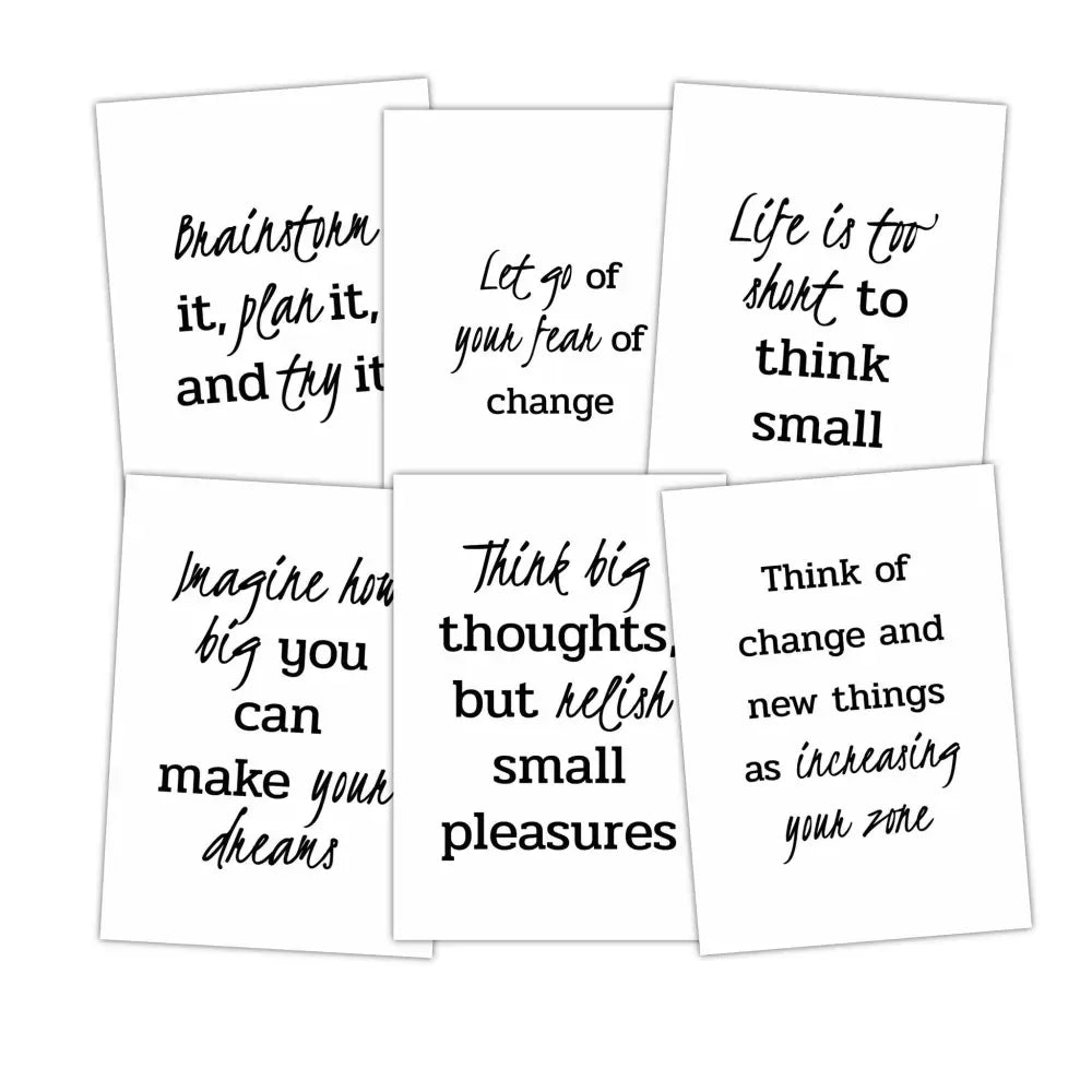 36-Think Big Quote - Get Out of Your Comfort Zone PLR Card Deck