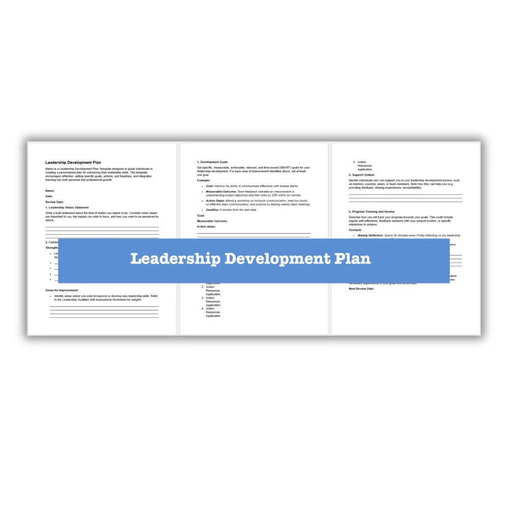 Top Notch Business Leader Guide + Templates