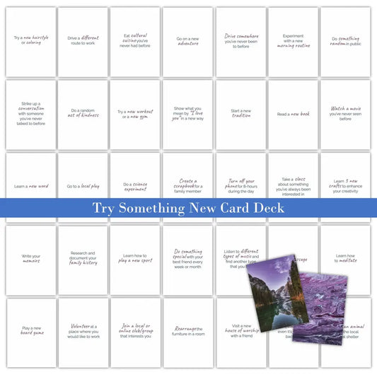 36-Try Something New - Comfort Zone PLR Card Deck