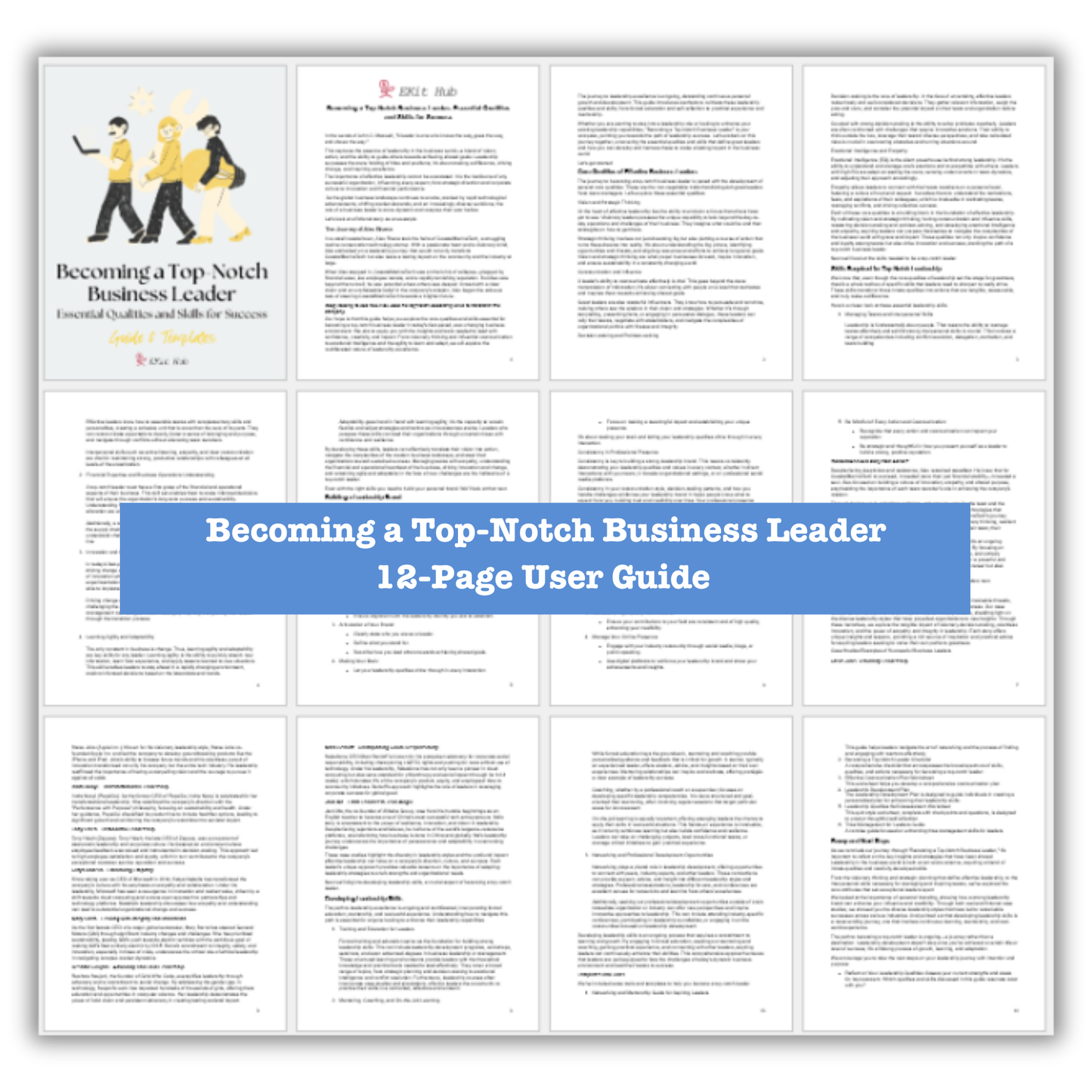 Top Notch Business Leader Guide + Templates