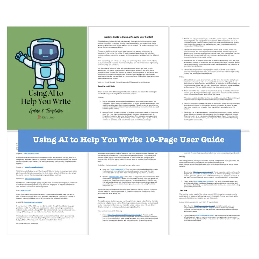 Using Ai To Help You Write Templates + Guide Business