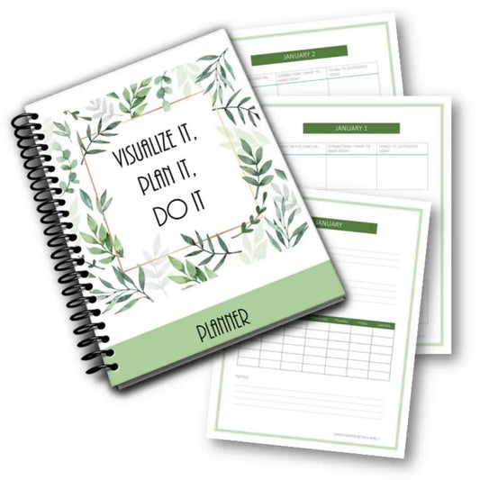 ’Visualize It Dream Do It’ Plr Planner Printable Planners