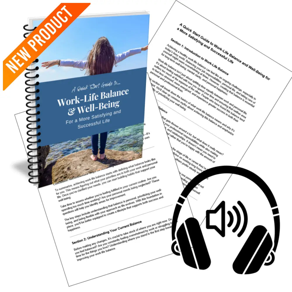 Work-Life Balance & Well-Being plr Course Report