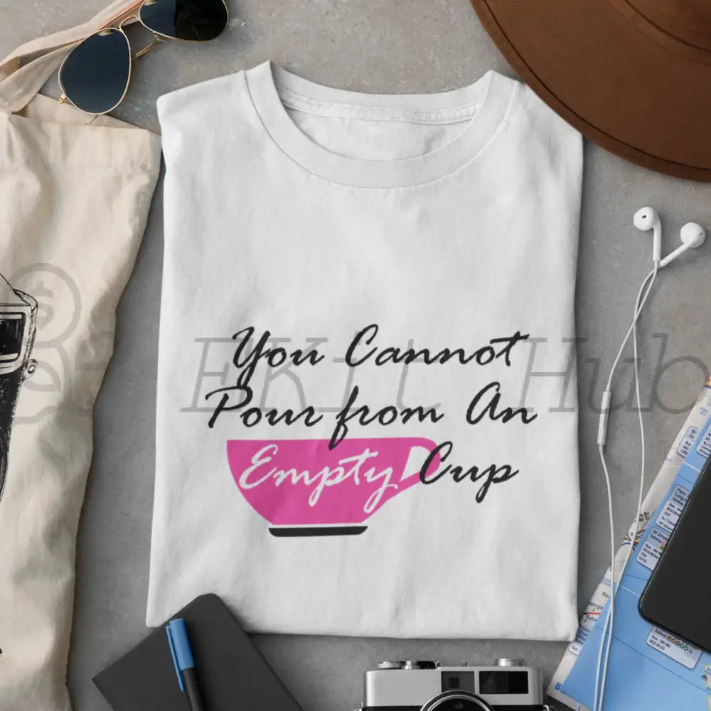 You Cannot Pour From An Empty Cup Plr Poster Graphic - For Print-On-Demand Wall Art And More