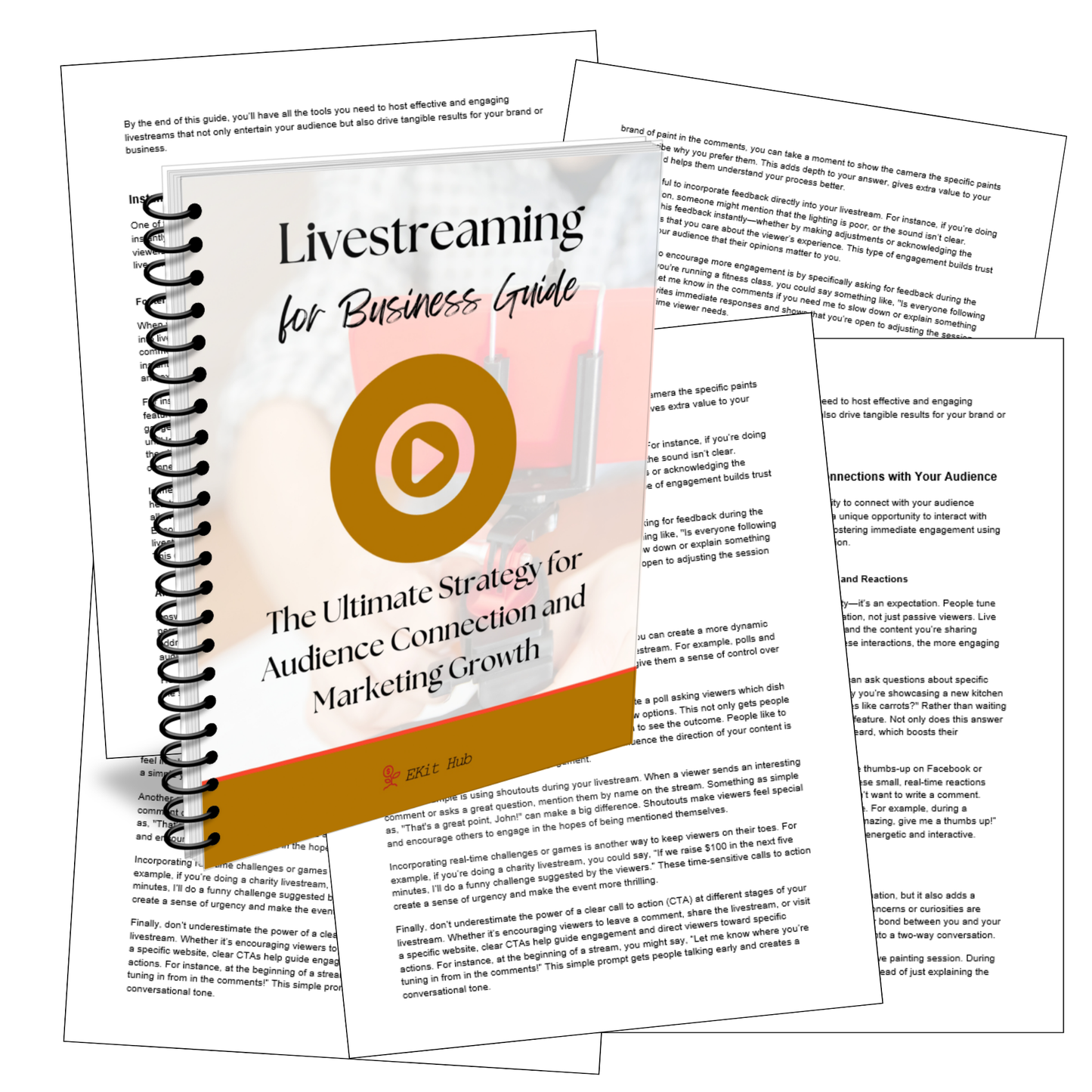 Livestreaming for Business Guide + Templates