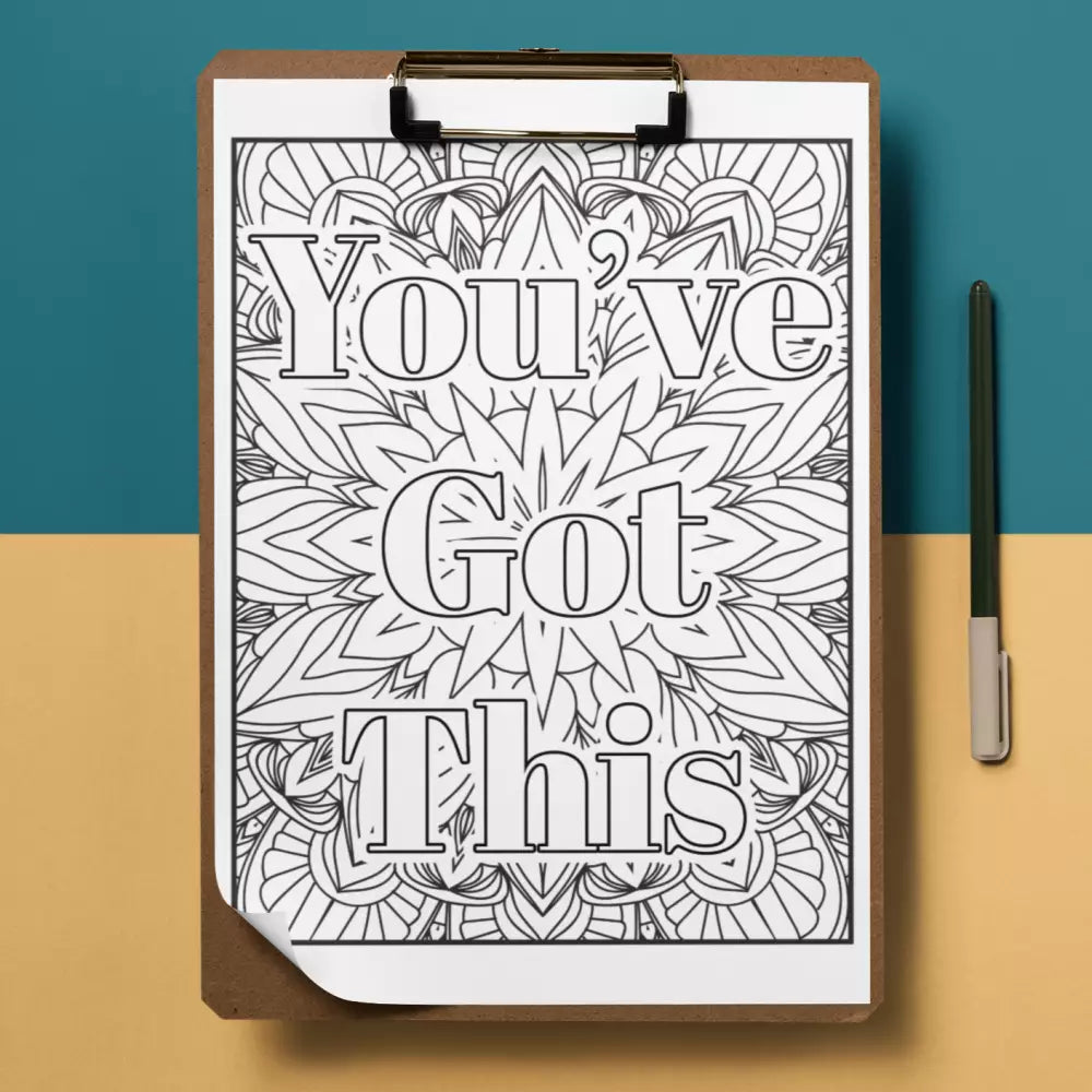 you've got this plr coloring page